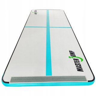 Master AirTrack Dmuchana Mata Gimnastyczna MASTER S-Pro 400 x 150 x 10 cm Grey-Teal