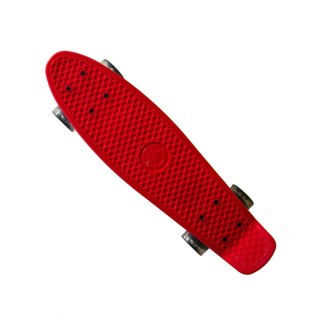 MASTER SPORT s.r.o. Deskorolka Mini Longboard - czerwona