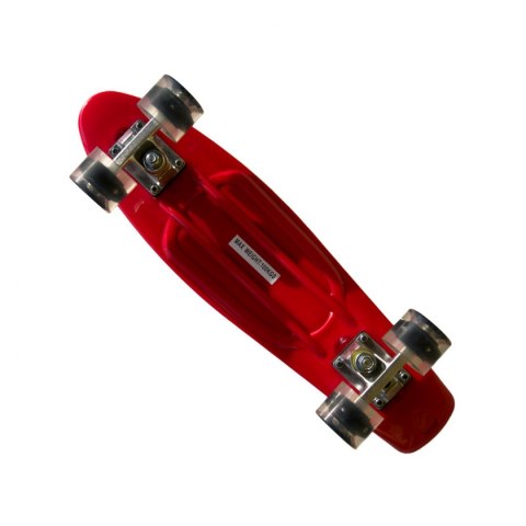 Master Deskorolka Mini Longboard - czerwona