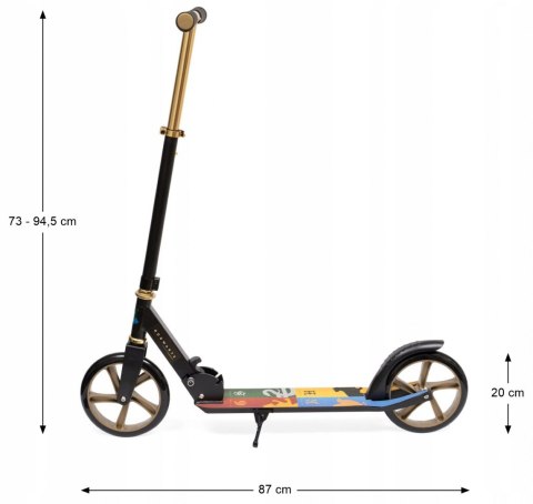 DARPEJE Hulajnoga HARRY POTTER dla Dzieci Składana Koła 200 mm do 100 kg D'arpeje