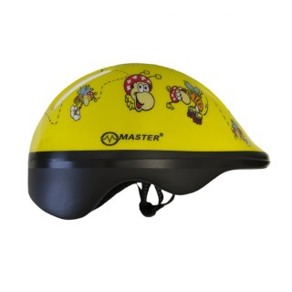 Master Kask Rowerowy Żółty MASTER Flip XS