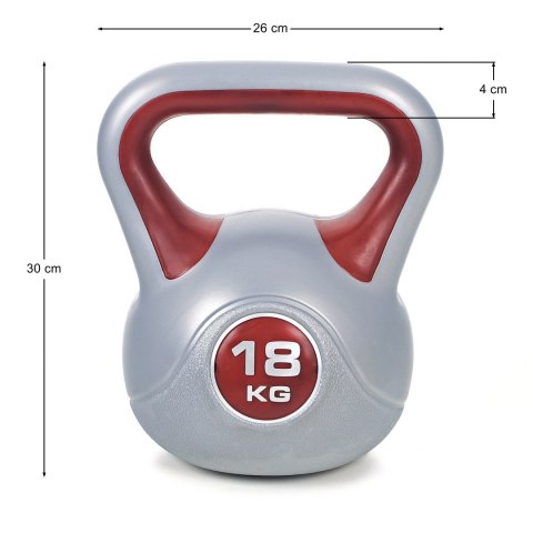 Master Kettlebell Winylowy Hantla 18 kg