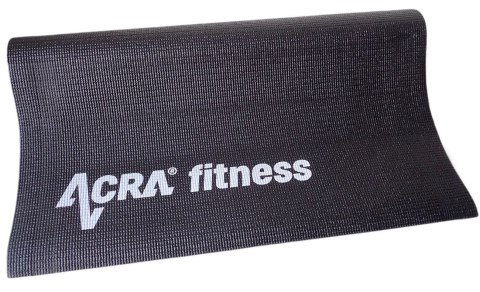 Acra Mata ACRA Fitness do Ćwiczeń Jogi 4 mm Czarna