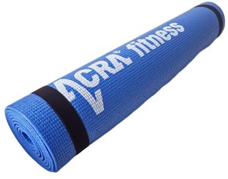 Acra Mata ACRA Fitness do Ćwiczeń Jogi 4 mm Niebieska