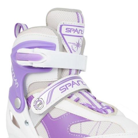 Spartan Sport Łyżworolki 2w1 SPARTAN Purple-White Inliner (30-33)