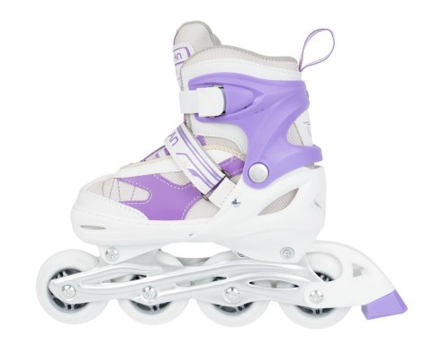 Spartan Sport Łyżworolki 2w1 SPARTAN Purple-White Inliner (30-33)