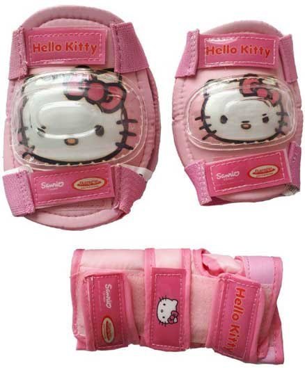 DARPEJE Ochraniacze na Rolki HELLO KITTY dla Dziecka - 6 szt. D'arpeje