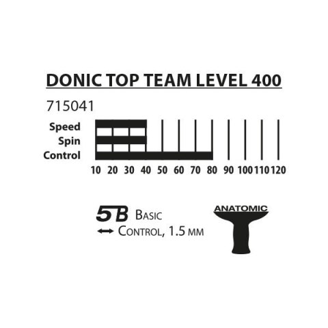 DONIC Rakietka do Tenisa Stołowego DONIC Top Team 400