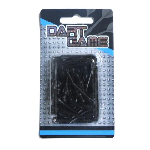 Master Wytrzymałe Końcówki Dart do Rzutek 50 sztuk BLACK