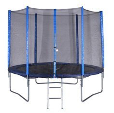 Spartan Sport Trampolina Czarno-Niebieska Ogrodowa z Siatką 180 cm