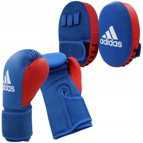 Adidas Zestaw Bokserski ADIDAS dla Dzieci Rękawice 8 oz Tarcze Łapy Trenera XS