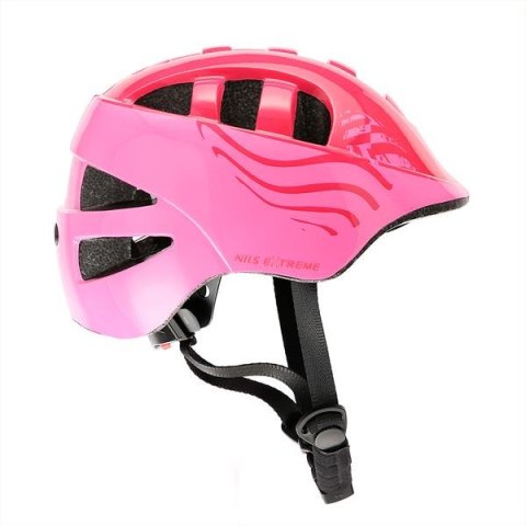 MTW08 RÓŻOWY ROZM. XS (47-56CM) KASK DZIECIĘCY NILS EXTREME