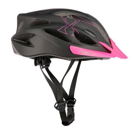 MTW291 CZARNO-różowy ROZM. L (55-61CM) KASK NILS EXTREME