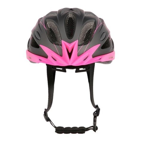 MTW291 CZARNO-różowy ROZM. L (55-61CM) KASK NILS EXTREME