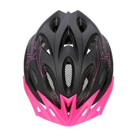 MTW291 CZARNO-różowy ROZM. L (55-61CM) KASK NILS EXTREME