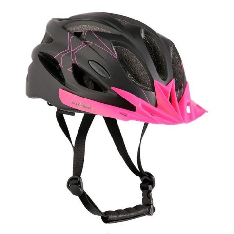 MTW291 CZARNO-różowy ROZM. L (55-61CM) KASK NILS EXTREME