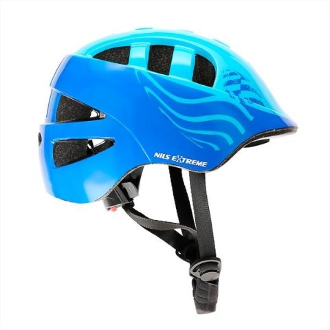 MTW08 NIEBIESKI ROZM. S (51-57CM) KASK DZIECIĘCY NILS EXTREME