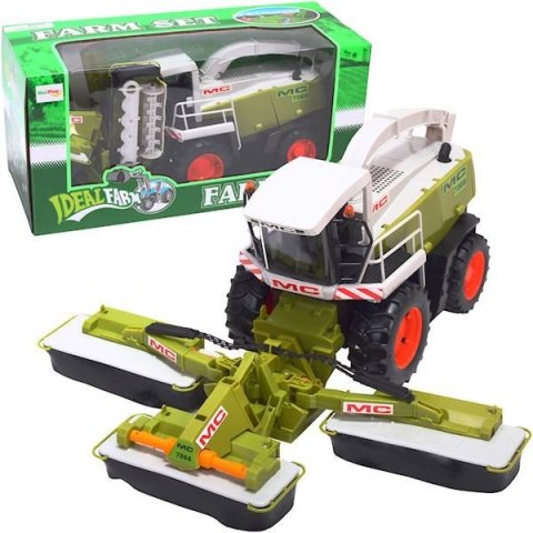 Kombajn potrójna maszyna 44 cm, biało-zielony