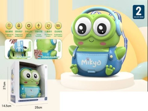 Skarbonka sejf żabka plecak