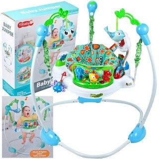 Skoczek Jumper ze zwierzątkami niebieski