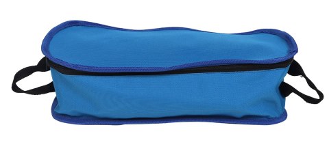 FOTEL TURYSTYCZNO PLAŻOWY NIEBIESKI 58 X 52 X 64 CM