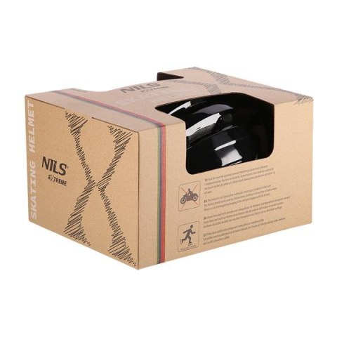 MTV62J CZARNY ROZM. S(48-52CM) KASK DZIECIĘCY NILS EXTREME