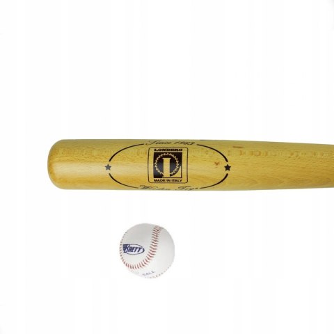 Londero Drewniany Kij Baseballowy LONDERO 75 cm z Piłką do Baseballa