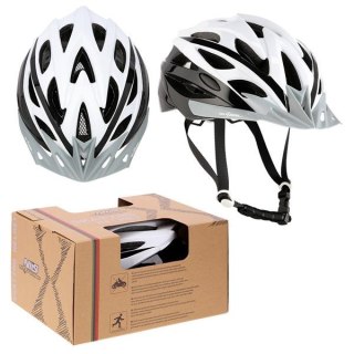 MTW210 BIAŁO-CZARNY ROZM. S (50-58CM) KASK NILS EXTREME