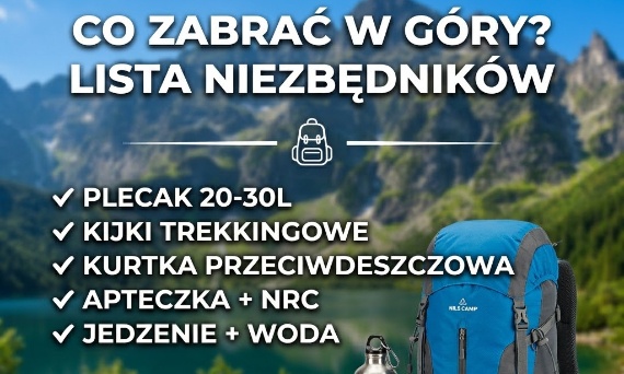 🎒 Co zabrać na jednodniową wycieczkę w góry? Lista Niezbędników